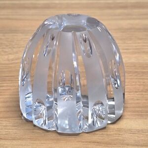 E&R Western Germany Golden Crown Crystal Candy Dish Trinket Dish